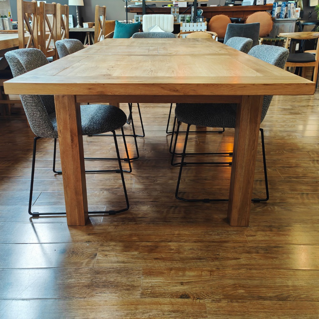 Light Oak Extension Dining Table 1800/2400 image 5